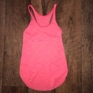 Pink flowey tank